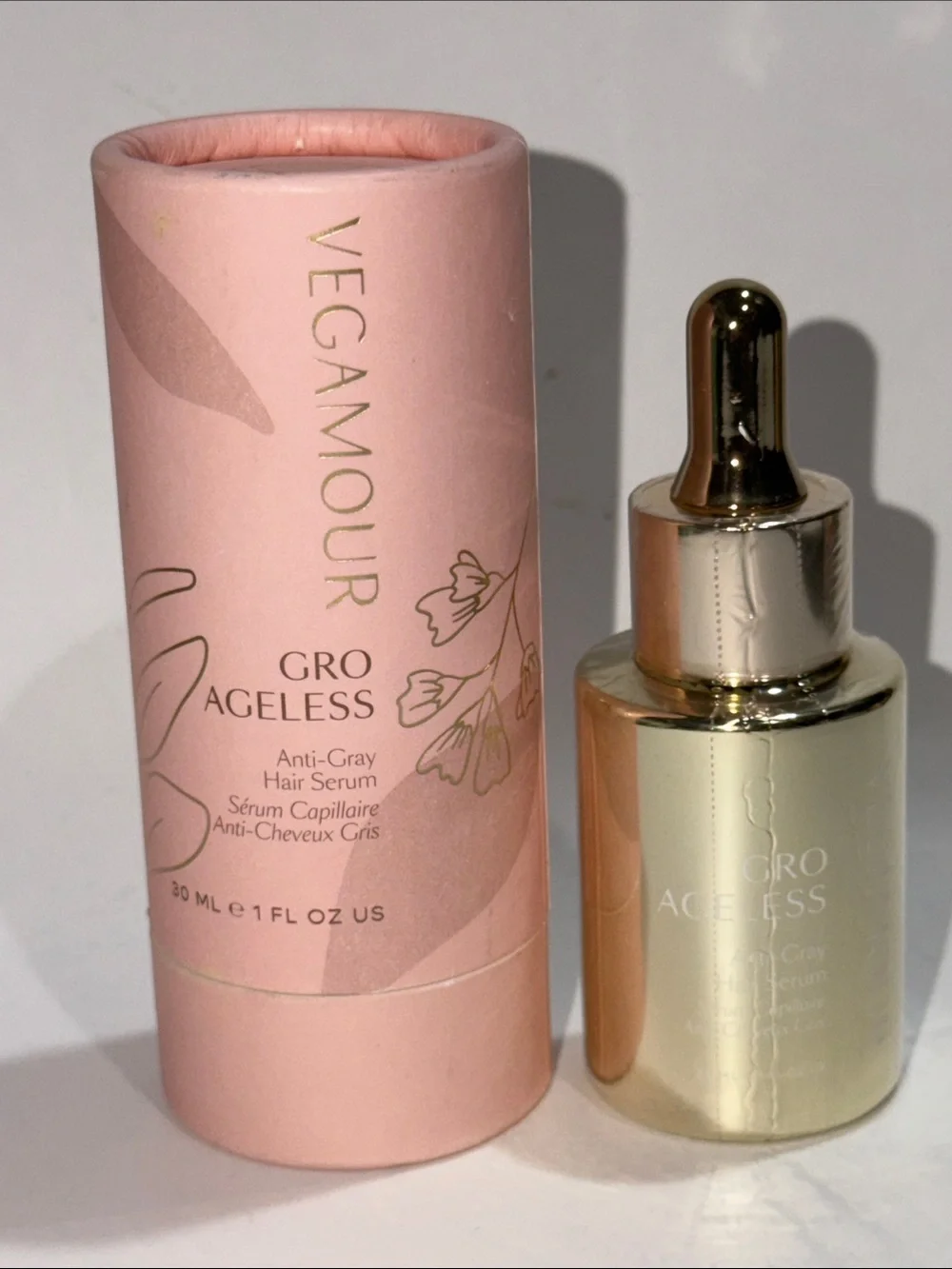 VEGEMOUR GRO AGELESS Anti-Gray Hair Serum • FULL SIZE SEALED 1 Oz. Bottle NEW!